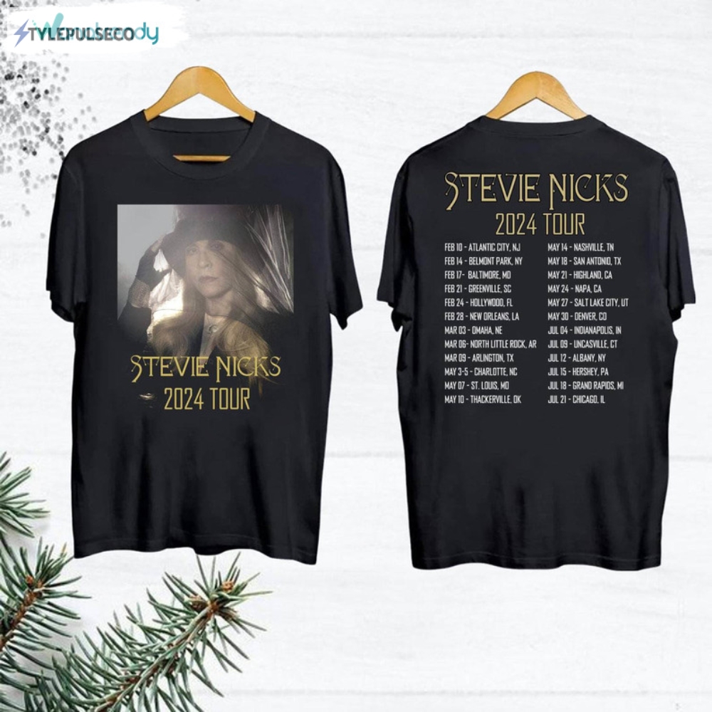 Stevie Nicks 2024 Live In Concert Shirt Vintage Stevie Nicks Tee Tops Sweater