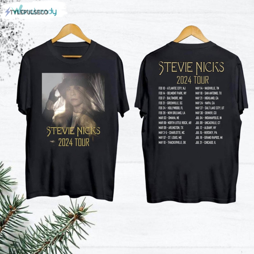 Stevie Nicks 2024 Live In Concert Shirt Vintage Stevie Nicks Tee Tops Sweater 