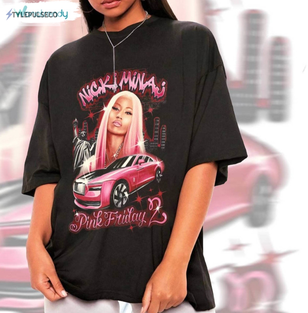 Nicki Minaj Shirt Rapper Pink Friday 2 Crewneck Sweatshirt Sweater 